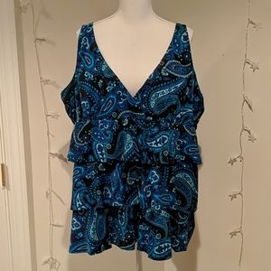 Blue Avenue Swim Top